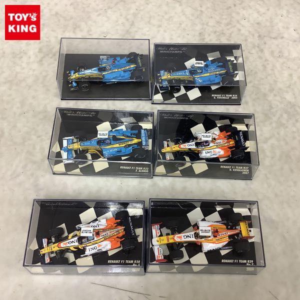 ルノー特注 　LES MYTHIQUES　1/43　ルノー　F1　5台セット ルノー特注 LES MYTHIQUES 1/43 ルノー F1 5台セット ルノー特注